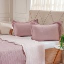 Ver imagem 3 de Kit Cobre Leito Casal Ultra Lisse Lisa New 210x230cm Mauve