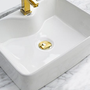 Ver imagem 7 de Válvula Ralo Click Pop Up Luxo Inteligente para Cuba Dourado