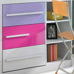 Cama Sleep Teen - Santos Andirá - Branco / Fucsia / Lilas - 4