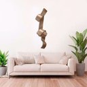 Ver imagem 4 de Decoração Escultura Parede de Metal Decoração Sala Quarto Escritório Home Decor Bronze Escuro