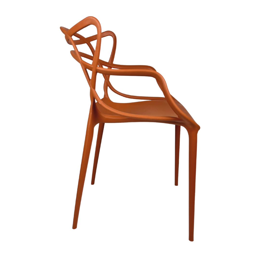 Cadeira Allegra Top Chairs Terracota - kit com 6 - 3