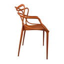 Ver imagem 3 de Cadeira Allegra Top Chairs Terracota - Kit com 6