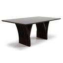 Ver imagem 6 de Mesa Yady 200 Vidro Off White Acabamento Tabaco