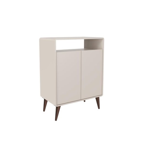 Armário Balcão Multiuso Curve 70cm Off White MB1123