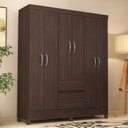 Ver imagem 2 de Guarda Roupa Casal Flash Ii 6 Portas e 2 Gavetas Café Touch - Demóbile