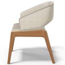 Ver imagem 6 de Kit 04 Cadeiras de Jantar e Estar Living Estofada Lince L02 Linho Palha - Lyam Decor
