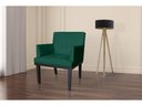 Ver imagem 3 de Kit 2 Poltronas Decorativa Vitória Suede Verde Pés Madeira Mz Decor