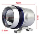 Ver imagem 3 de Kit 2x Farol Milha Universal Led Cree U5 Auxiliar Moto com Interrruptor