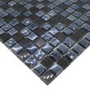 Ver imagem 5 de Pastilha de Vidro para Cozinha Banheiro Preto Mescla 30x30cm