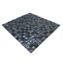 Ver imagem 4 de Pastilha de Vidro para Cozinha Banheiro Preto Mescla 30x30cm