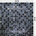 Ver imagem 6 de Pastilha de Vidro para Cozinha Banheiro Preto Mescla 30x30cm