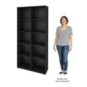 Ver imagem 7 de Mesa Escrivaninha em L Eron e Estante Livreiro 90x187cm Lean A06 Preto - Mpozenato