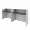 Balcões para Recepção Atendimento Escritório 240 Cm F5 Cor:cinza - 4