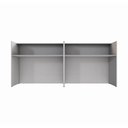 Ver imagem 6 de Balcões para Recepção Atendimento Escritório 240 Cm F5 Cor:cinza