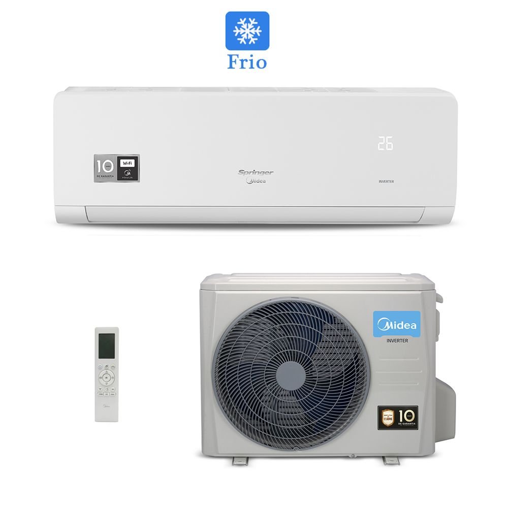 Ar-Condicionado Split Inverter Springer Midea Xtreme Save Connect 9.000 BTUs Frio 220V - 2