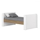 Ver imagem 7 de Quarto de Bebê Completo Aconchego 1 Porta 4 Gavetas com Vidro Branco/jequitibá - Henn