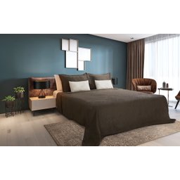 Kit Colcha Montblanc Cairo 106 Camel Solteiro 180x230cm - 2