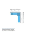 Ver imagem 6 de Guarda Roupa De Canto 8 Portas Avelã Rústico Com Areia