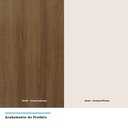 Ver imagem 2 de Guarda Roupa De Canto 8 Portas Avelã Rústico Com Areia