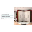 Ver imagem 3 de Guarda Roupa De Canto 8 Portas Avelã Rústico Com Areia