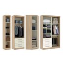 Ver imagem 5 de Guarda Roupa De Canto 8 Portas Avelã Rústico Com Areia