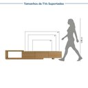 Ver imagem 6 de Rack Extensível TV até 60 Polegadas Planejado 220cm Aruá CabeCasa MadeiraOriginals Marrom Jatobá