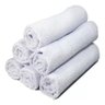 Kit 5 Toalhas Rosto Branca Salão Algodão Leve Macia - 1