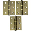 Ver imagem 1 de Dobradiça para Porta Silvana 3.1/2" com Rolamento 891 Embutir 35kg Colonial com 3 Peças