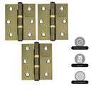 Ver imagem 2 de Dobradiça para Porta Silvana 3.1/2" com Rolamento 891 Embutir 35kg Colonial com 3 Peças