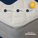 Ver mais imagens de Cama Box Baú com Colchão de Molas Ensacadas Ortobom One Face Plenno Superpocket Casal 138cm