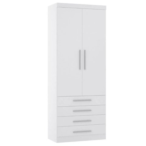 Guarda-roupa Modulado 90cm 2 Portas 4 Gavetas Alpes Luciane