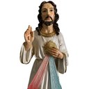 Ver imagem 2 de Imagem De Jesus Misericordioso Em Resina Especial 30 Cm