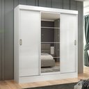 Ver imagem 1 de Guarda-Roupa Casal com Espelho 3 Portas 2 Gavetas Istambul Espresso Móveis