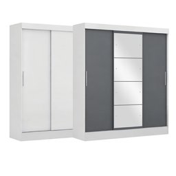 Guarda-Roupa Casal com Espelho 3 Portas 2 Gavetas Istambul Espresso Móveis - 5 Guarda-Roupa Casal com Espelho 3 Portas 2 Gavetas Istambul Espresso Móveis - 5