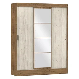 Guarda-Roupa Casal com Espelho 3 Portas 2 Gavetas Istambul Yescasa - 3 Guarda-Roupa Casal com Espelho 3 Portas 2 Gavetas Istambul Yescasa - 3