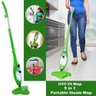 VAPORIZADOR 220V MOP HIGIENIZADOR 5 EM 1 H2O LIMPADOR CARPETES VIDROS JANELAS PASSADEIRA PRO VERDE - 3