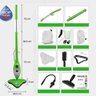 VAPORIZADOR 220V MOP HIGIENIZADOR 5 EM 1 H2O LIMPADOR CARPETES VIDROS JANELAS PASSADEIRA PRO VERDE - 4