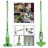 VAPORIZADOR 220V MOP HIGIENIZADOR 5 EM 1 H2O LIMPADOR CARPETES VIDROS JANELAS PASSADEIRA PRO VERDE - 1
