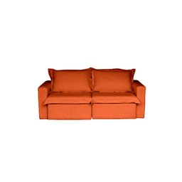 Sofá Cama Casal Retrátil e Reclinável em Linho Sofatec - 1