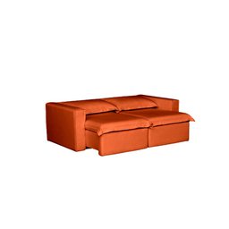 Sofá Cama Casal Retrátil e Reclinável em Linho Sofatec - 3