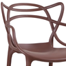 Conjunto Sala de Jantar Mesa Tampo Madeira Giratória + 6 Cadeiras Alegra Jardim - 3