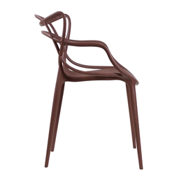 Conjunto Sala de Jantar Mesa Tampo Madeira Giratória + 6 Cadeiras Alegra Jardim - 5