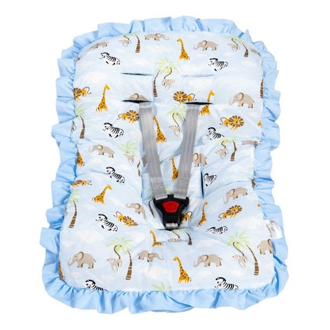Capa de Bebê Conforto Mt - Safari Azul