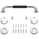 Ver imagem 6 de Barra de Apoio 30cm Inox Suporte Antiderrapante Banheiro Box Idoso Gestante Criança Cadeirante Casa
