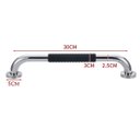 Ver imagem 2 de Barra de Apoio 30cm Inox Suporte Antiderrapante Banheiro Box Idoso Gestante Criança Cadeirante Casa