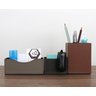 Kit Escritório Organizadores Porta Lápis Clips e Cartão - 9