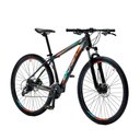 Ver imagem 1 de Bicicleta Aro29 Krw Alumínio Shimano 24v Freio Hidráulico S5 19 Preto-azul e Laranja