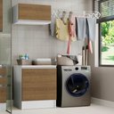 Ver imagem 2 de Kit Área de Serviço Madesa Topazio 60cm com Armário e Balcão