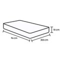 Ver imagem 2 de Colchão Solteirão Espuma D45 Sleep Max (96x203x18) - Castor