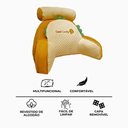 Ver imagem 3 de Travesseiro Multifuncional de Descanso e Apoio Laranja